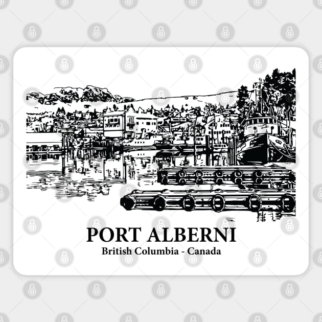 Port Alberni - British Columbia Magnet by Lakeric